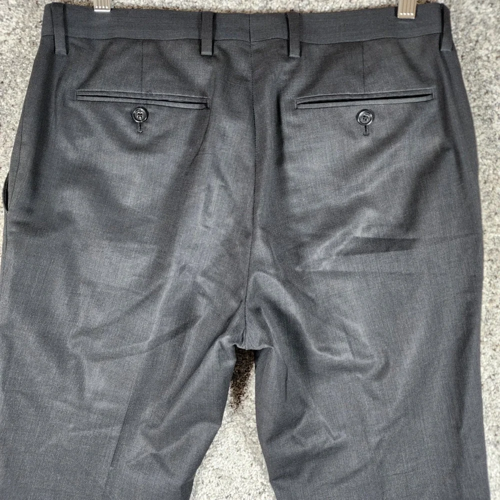 Banana Republic Dress Pants Mens 32x30 Slim Fit Marzotto Super 120s Wool EUC